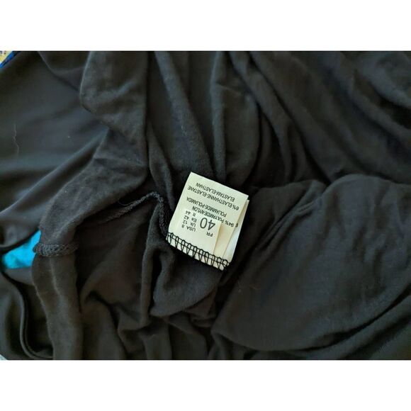 DIDIER parakian layered mesh cocktail dress sz 8 colorful sleeveless mini euc - Picture 4 of 7